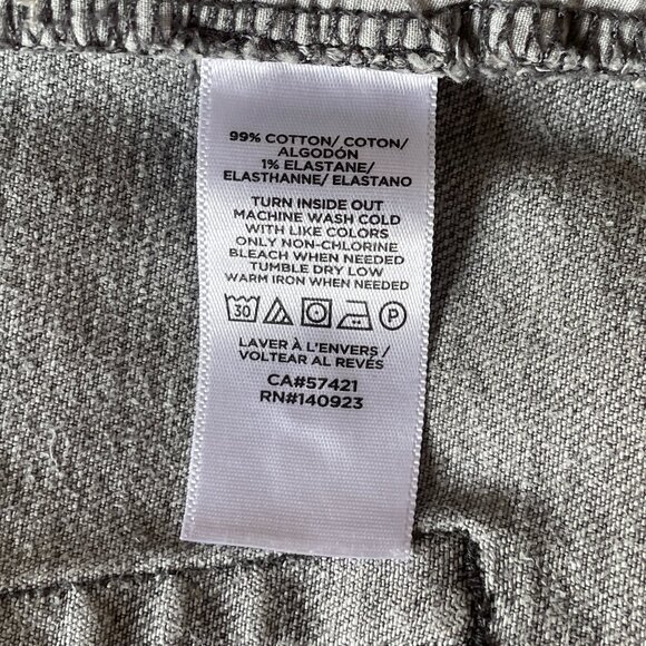 LOFT Outlet Women's Skinny Ankle Mid-Rise Jeans Grey, Size 6 - Picture 6 of 9